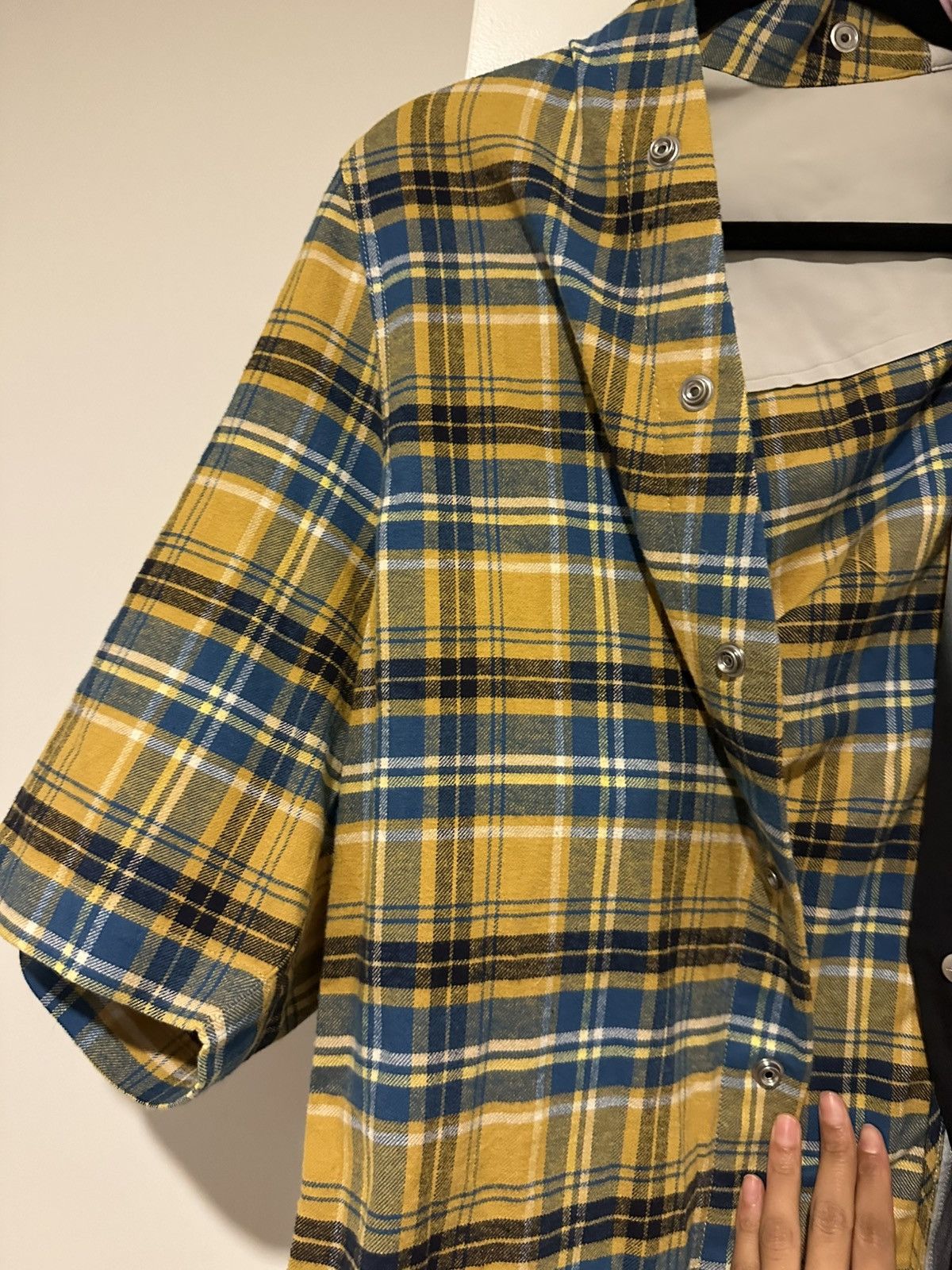 Rick Owens Rick owens FW21 plaid half flannel Size US L / EU 52-54 / 3 - 2 Thumbnail