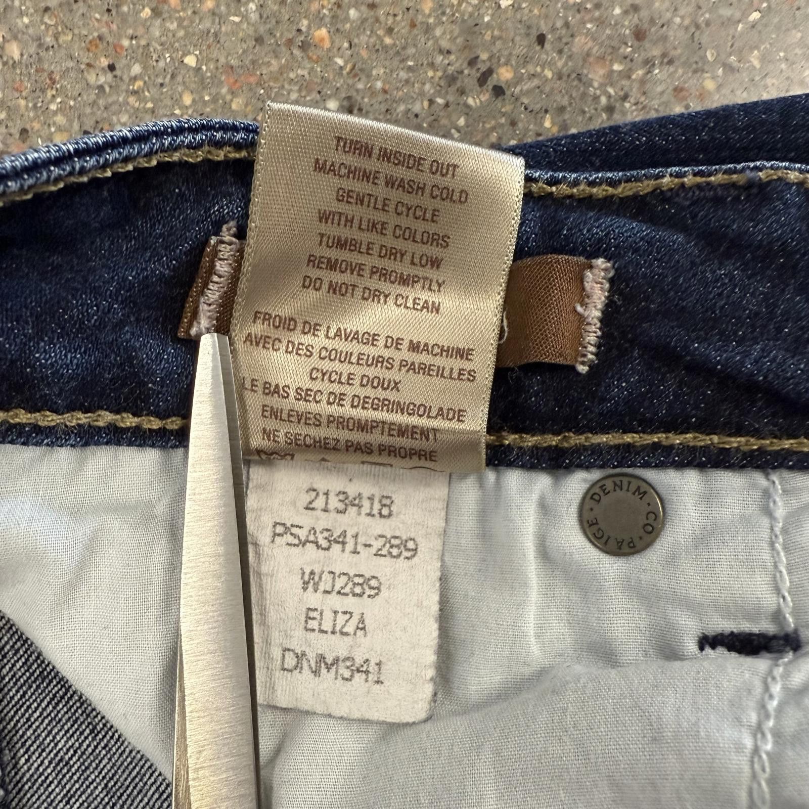 Paige Paige Peg Skinny Premium Denim Women's - 29 Size 29" - 10 Thumbnail