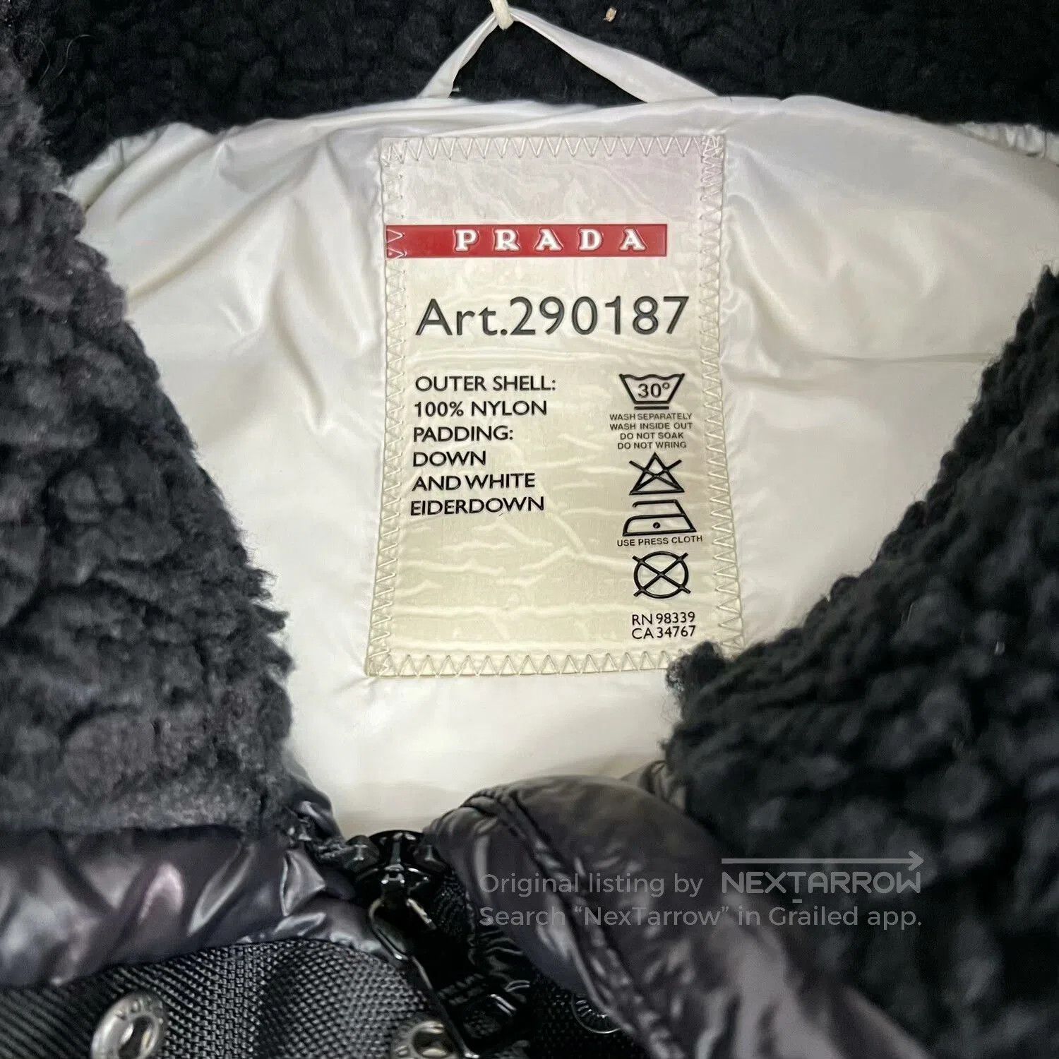 Prada Prada Black Down Jacket Size 42. Size US XS / EU 42 / 0 - 6 Thumbnail