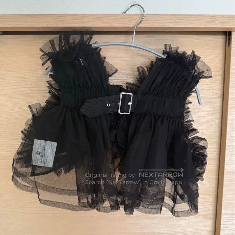Comme des Garcons Comme Des Garcons Black Vintage Tulle Short Top Size XS / US 0-2 / IT 36-38 - 2 Thumbnail