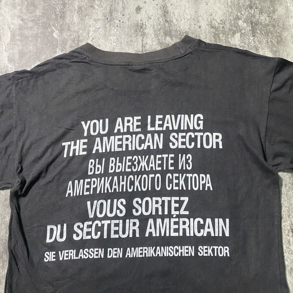 Band Tees Rare Vintage 80's Berlin West Sectors Pre Unified Tshirt Size US M / EU 48-50 / 2 - 5 Thumbnail