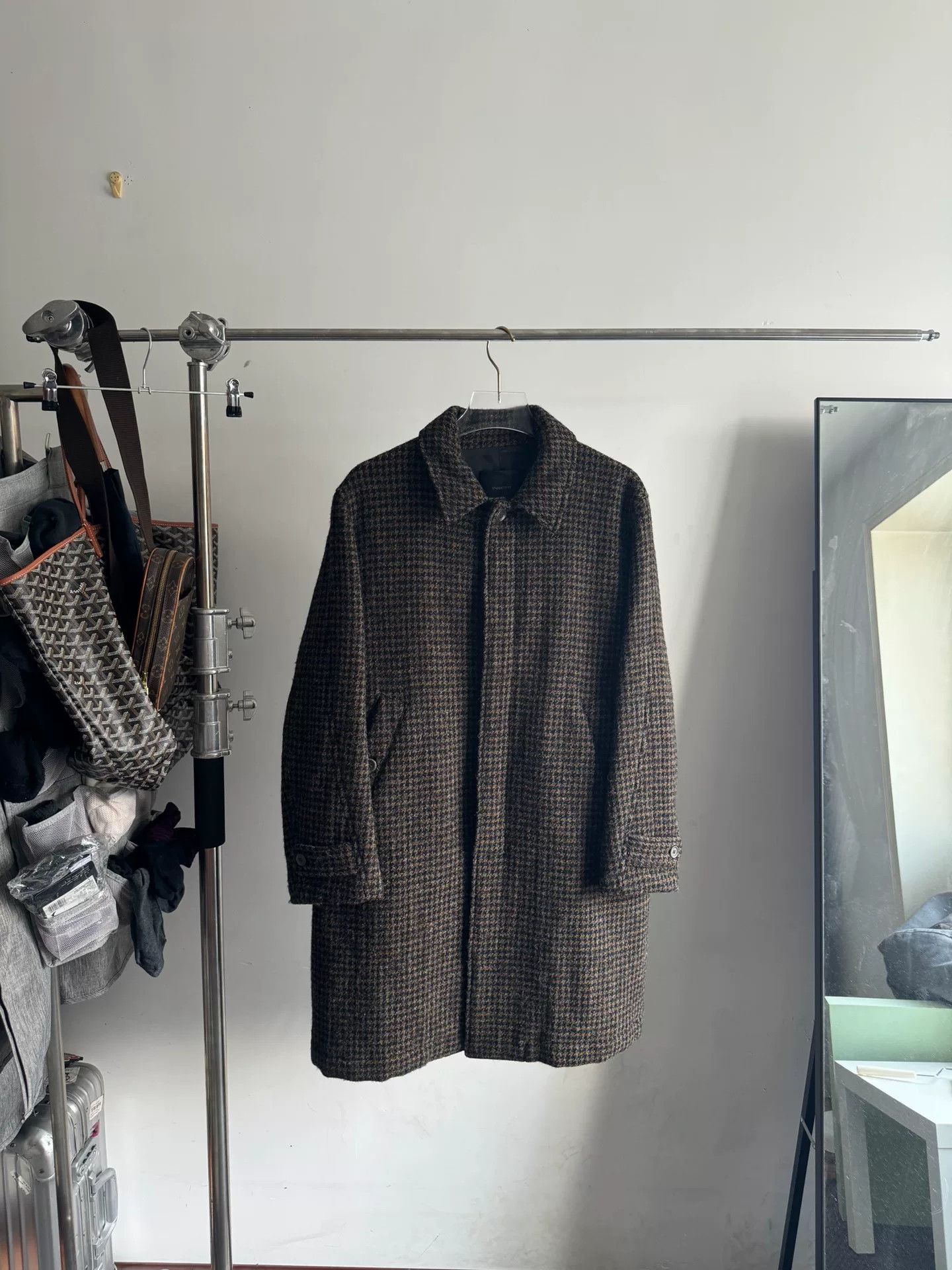 Undercover Undercover Wool Houndstooth Overcoat Size 3 Size L / US 10 / IT 46 - 1 Thumbnail