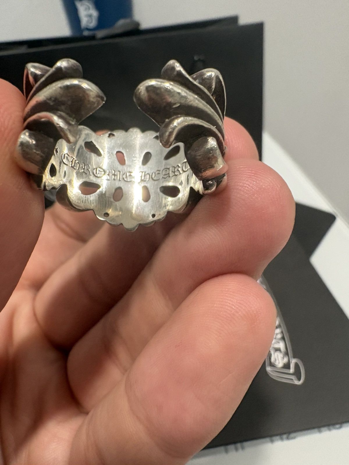 Chrome Hearts Chrome Hearts Double Floral Ring Size ONE SIZE - 4 Thumbnail