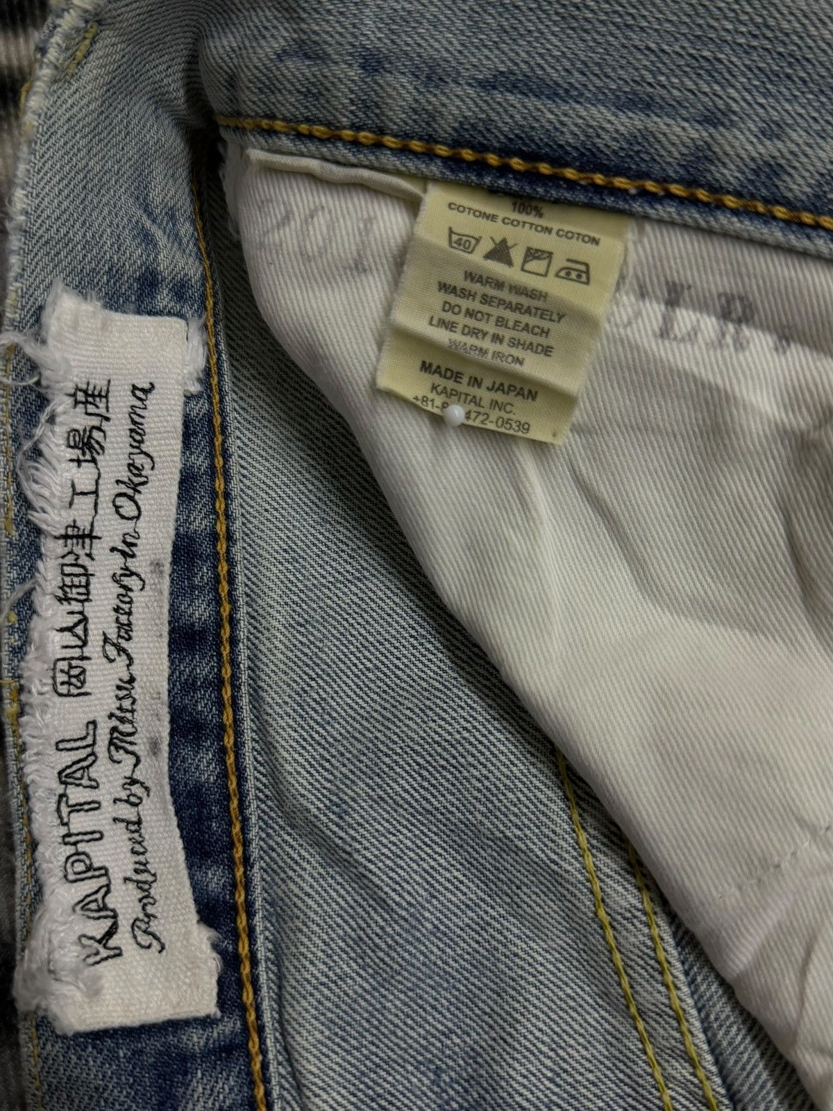 Kapital Vintage KAPITAL Okayama Japan Half Selvedge Denim Jeans W29 Size US 29 - 12 Thumbnail
