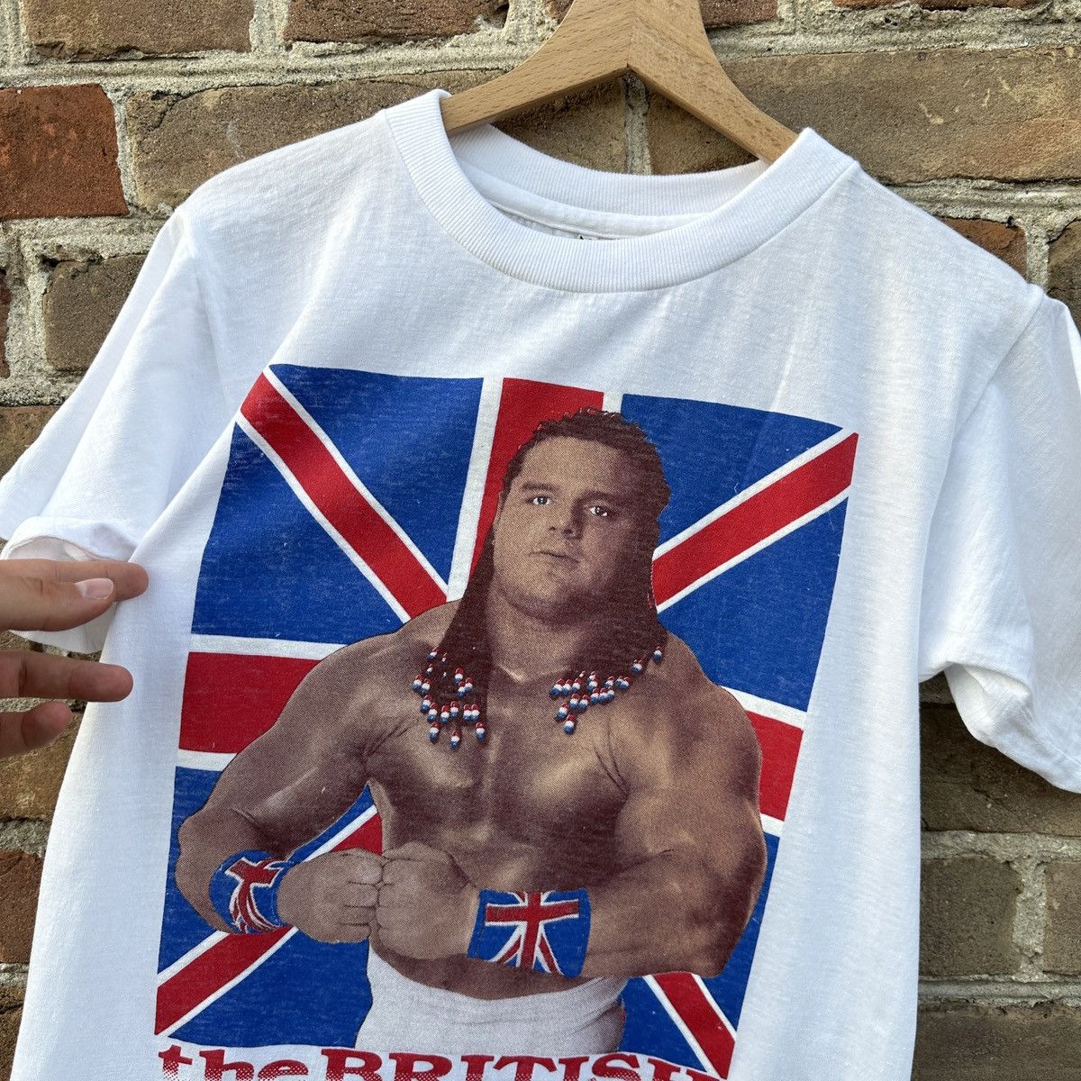 WWE Vintage The British Bulldog T-Shirt M 90s WWE WWF Wrestling Size US S / EU 44-46 / 1 - 5 Thumbnail