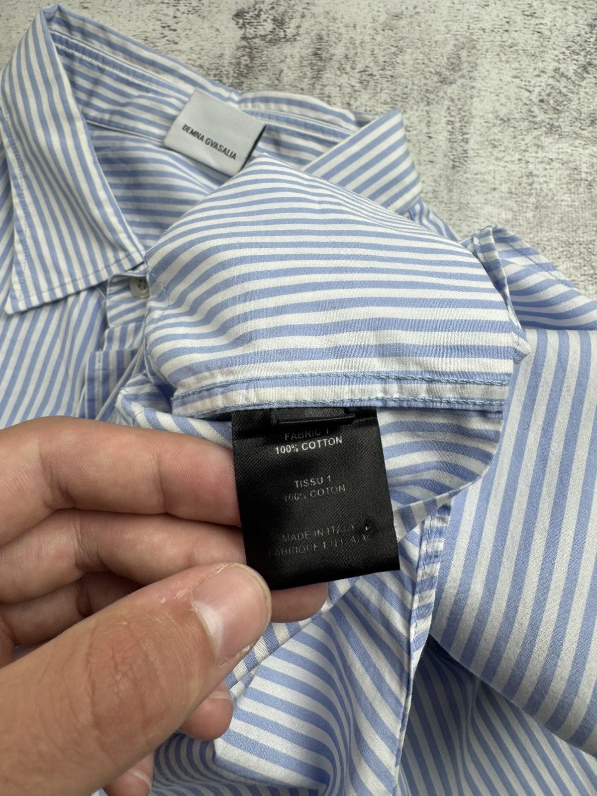 Vetements Vetements Femme Garderobe 2019 Demna Gvasalia Striped Asymmetrical Button Shirt Size M / US 6-8 / IT 42-44 - 16 Thumbnail