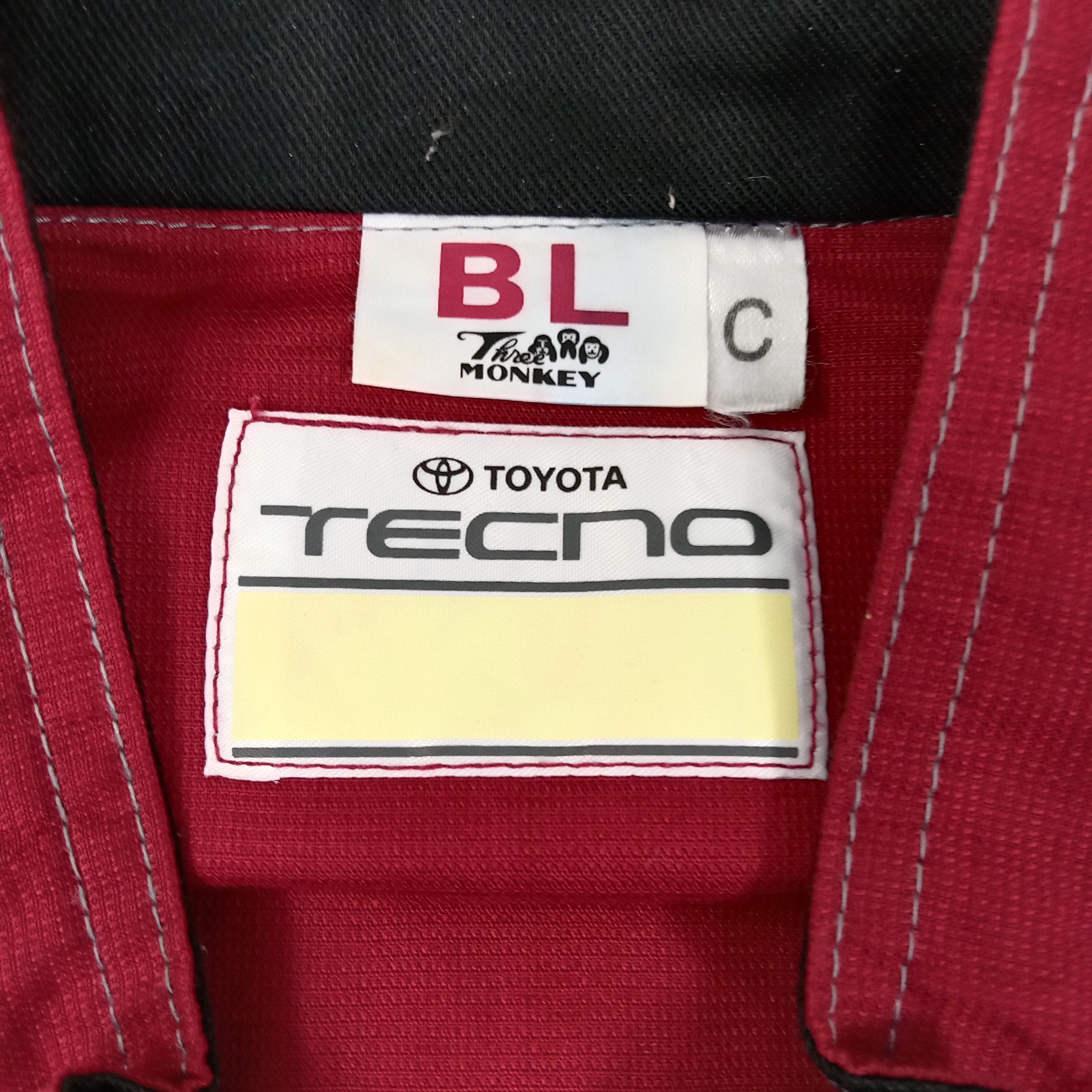 Japanese Brand Toyota Japanese Motorsports Racing Coverall Jacket C254N10 Size US L / EU 52-54 / 3 - 8 Thumbnail