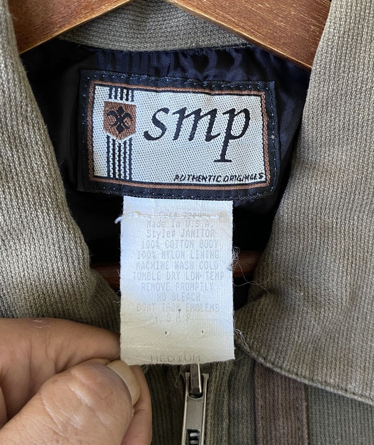 Vintage Very Rare Vintage Brand SMP Made In USA Bomber Jacket 1990s Size US M / EU 48-50 / 2 - 6 Thumbnail