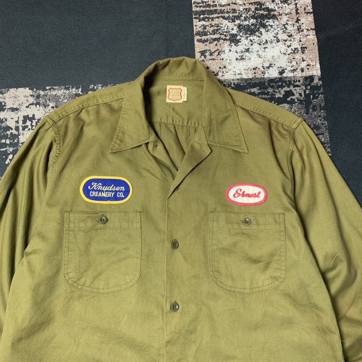 Toyo Enterprises Vintage Sugar Cane Work Shirt Size US L / EU 52-54 / 3 - 2 Thumbnail
