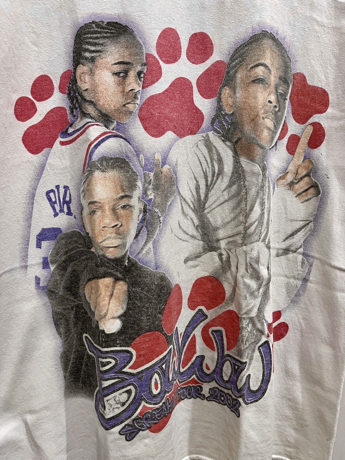 Rap Tees Vintage Y2K Bow Wow B2K IMX Hiphop R&B Tour Tee Faded Size US M / EU 48-50 / 2 - 2 Thumbnail