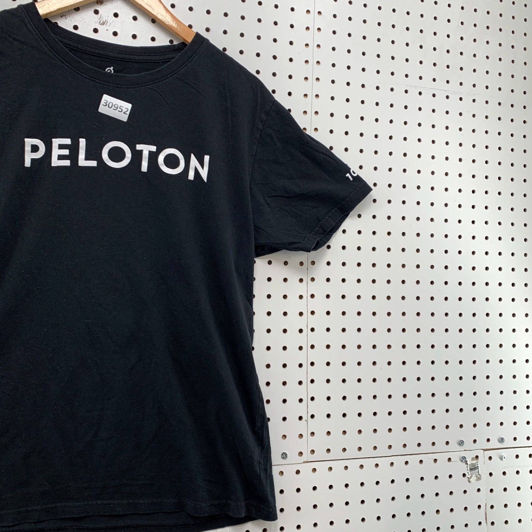 Vintage Peloton Activewear T-Shirt Black Womens Large Short Sleeve Crew Neck Workout Size L / US 10 / IT 46 - 4 Thumbnail