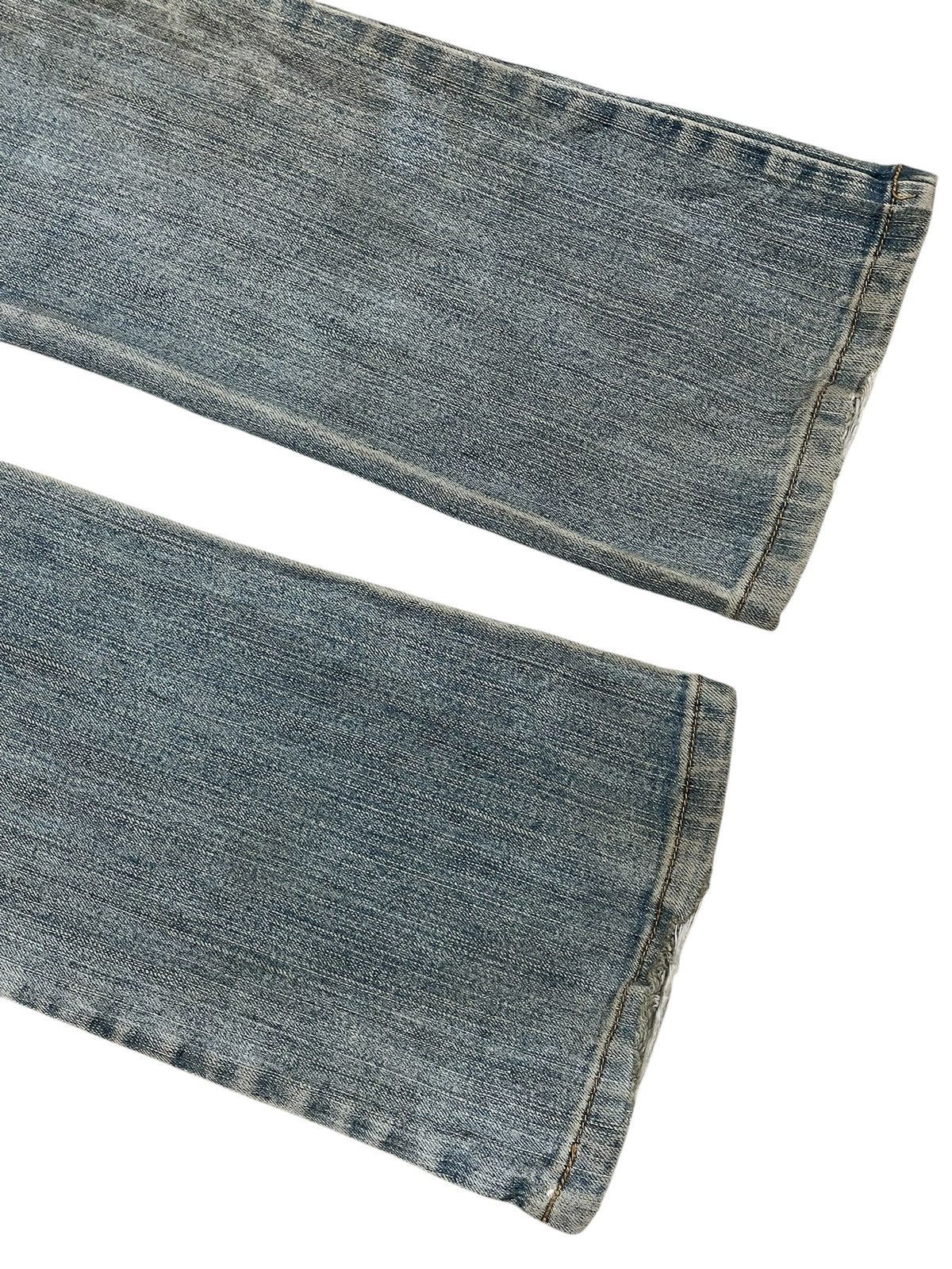 JNCO × Southpole Southpole Embroidery Flare Muddy Rusty Y2K Denim Size US 29 - 15 Thumbnail