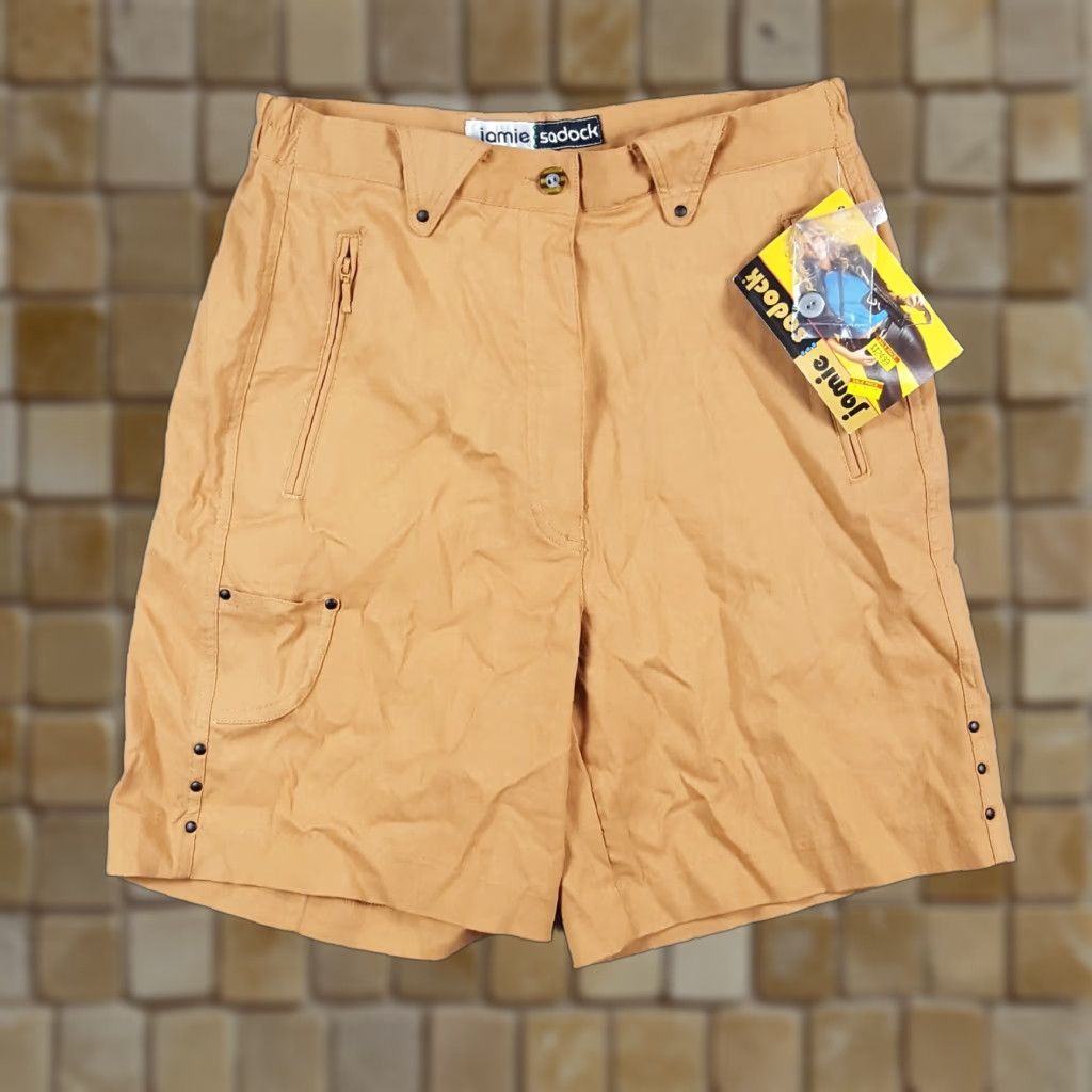 Vintage VINTAGE Jamie Sadock Chino Shorts Womens 8 Retro Y2K Beige Golf Casual Summer 90s 00s Women’s Size 30" / US 8 / IT 44 - 1 Thumbnail