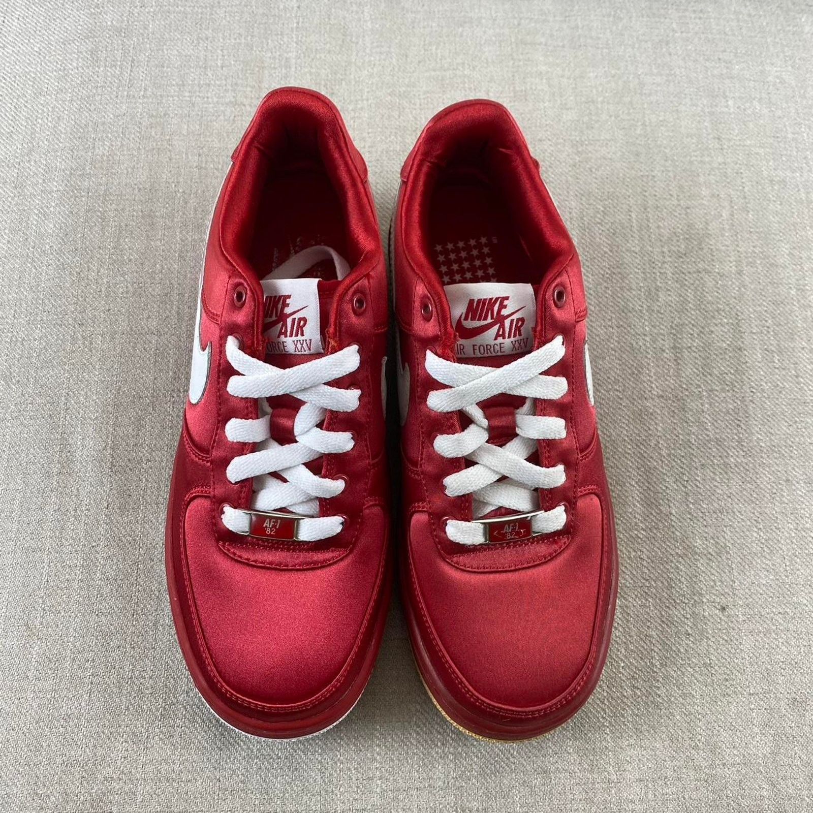 Nike 2007 Nike Air Force 1 Low “Valentine’s Day Satin” Size US 5.5 / IT 35.5 - 2 Thumbnail