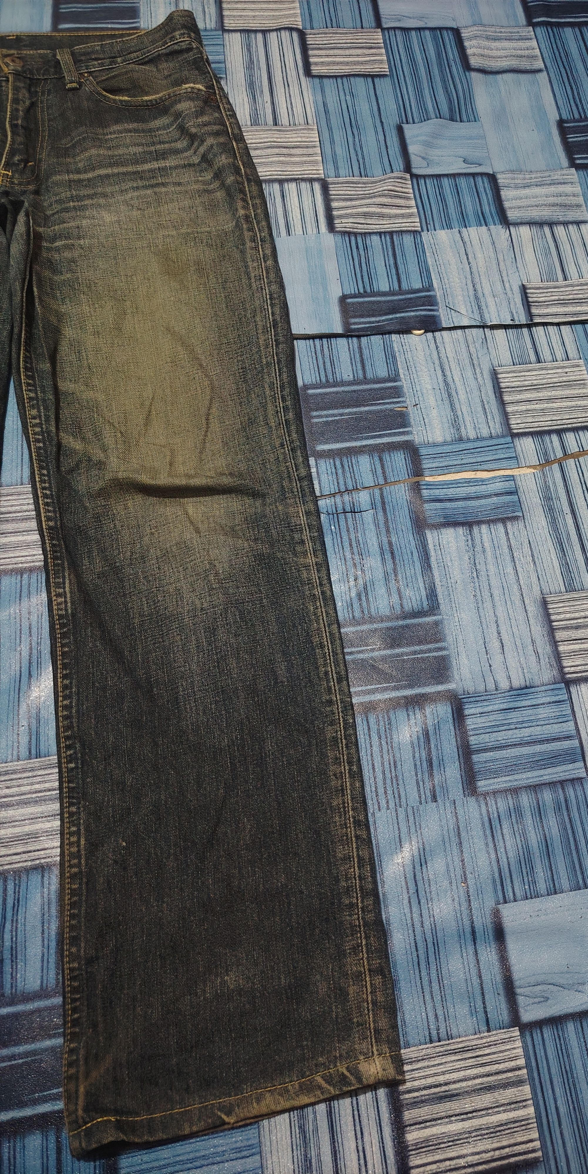 Levi's Vtg Levis 502 Distressed Jeans Size US 29 - 3 Thumbnail
