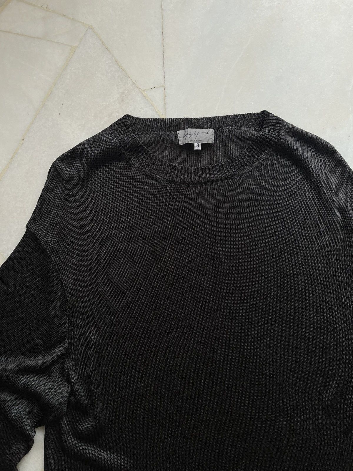 Yohji Yamamoto A/W2009 Yohji Yamamoto Pour Homme Rayon Knitwear Size US L / EU 52-54 / 3 - 5 Thumbnail