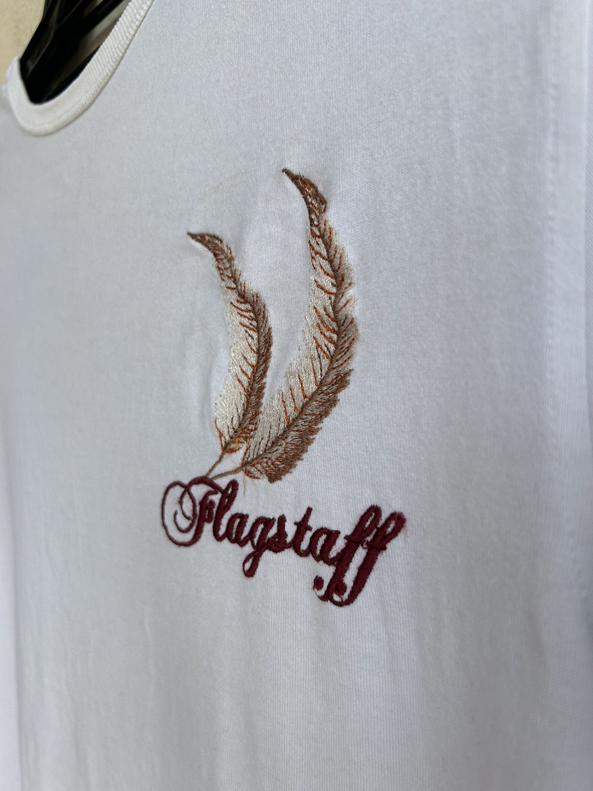 Flagstuff Flagstaff Arizona Motorcycle Embroidered Tshirt Size US XS / EU 42 / 0 - 3 Thumbnail