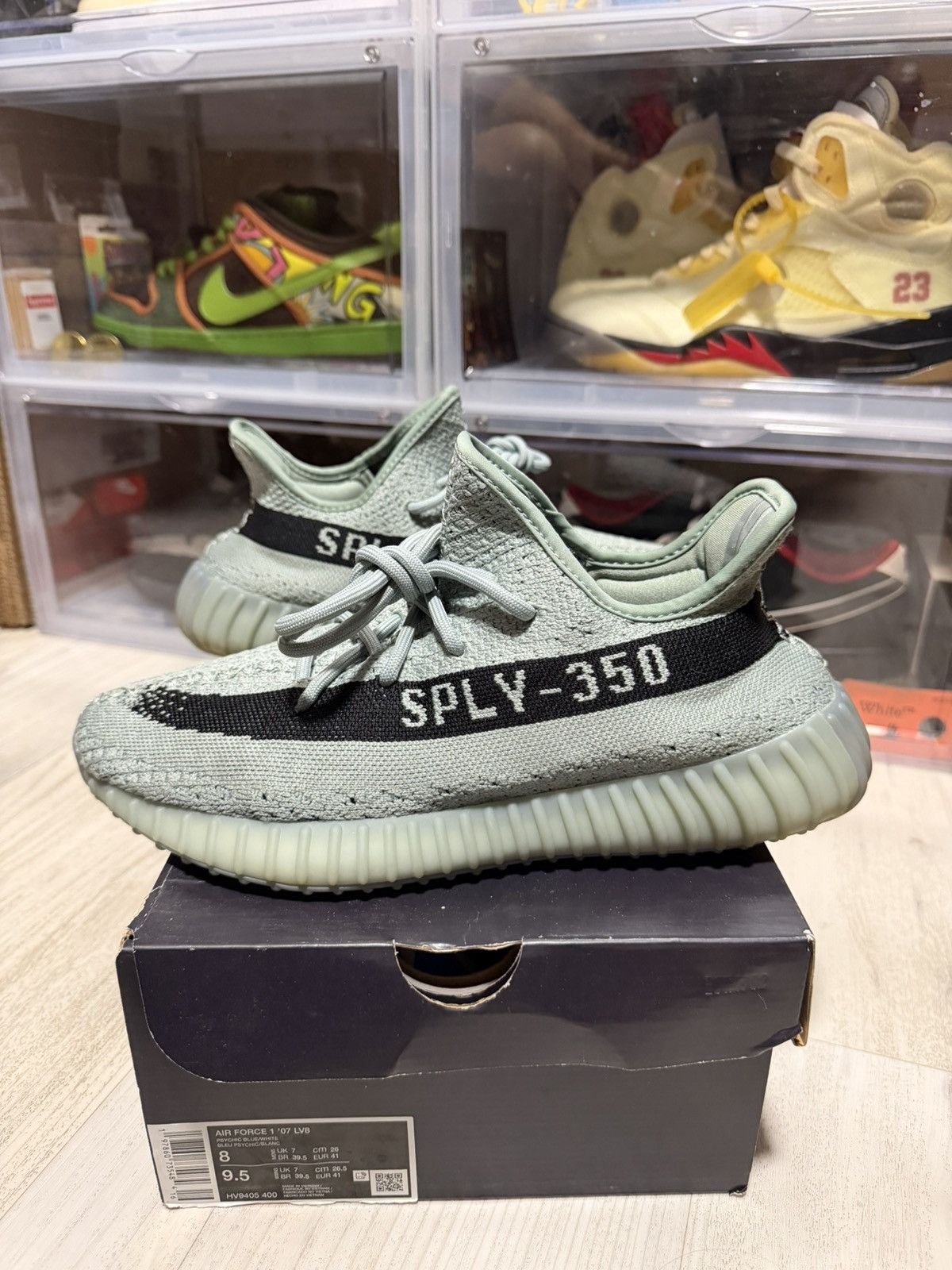 Adidas × Kanye West Adidas Yeezy 350 V2 Salt Size US 8 / EU 41 - 1 Thumbnail