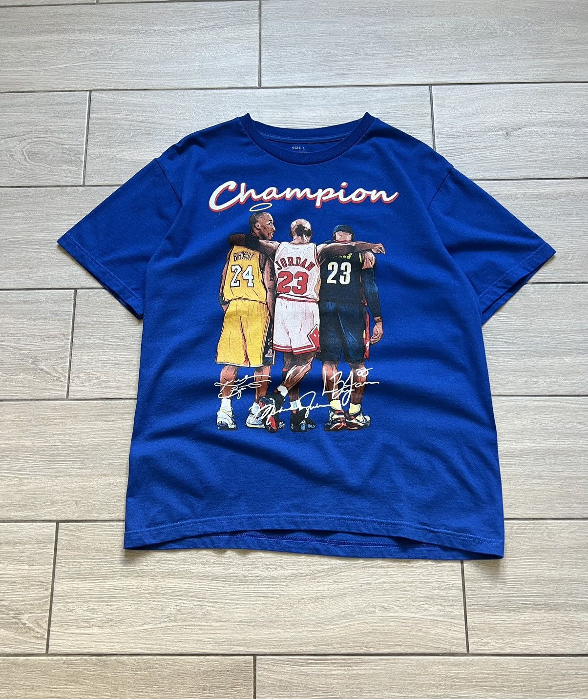 Champion Tshirt “Campion” Basket Jordan Lebron Kobe Bryant Size US L / EU 52-54 / 3 - 1 Thumbnail