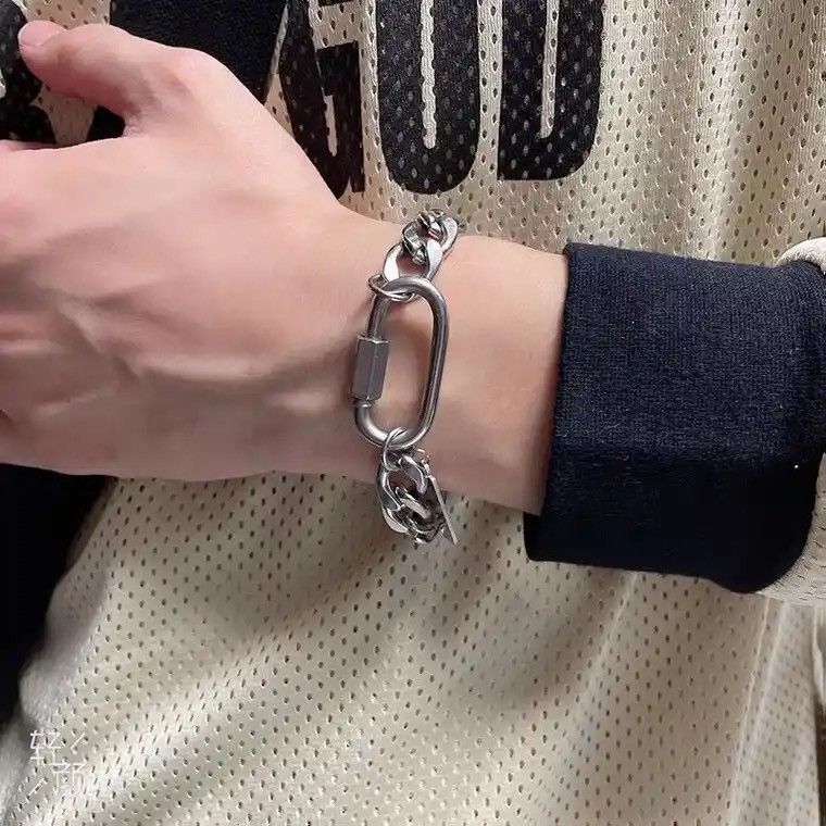 Jewelry × Vintage Layered Stainless Steel Cuba Chain Bracelet Size ONE SIZE - 5 Thumbnail