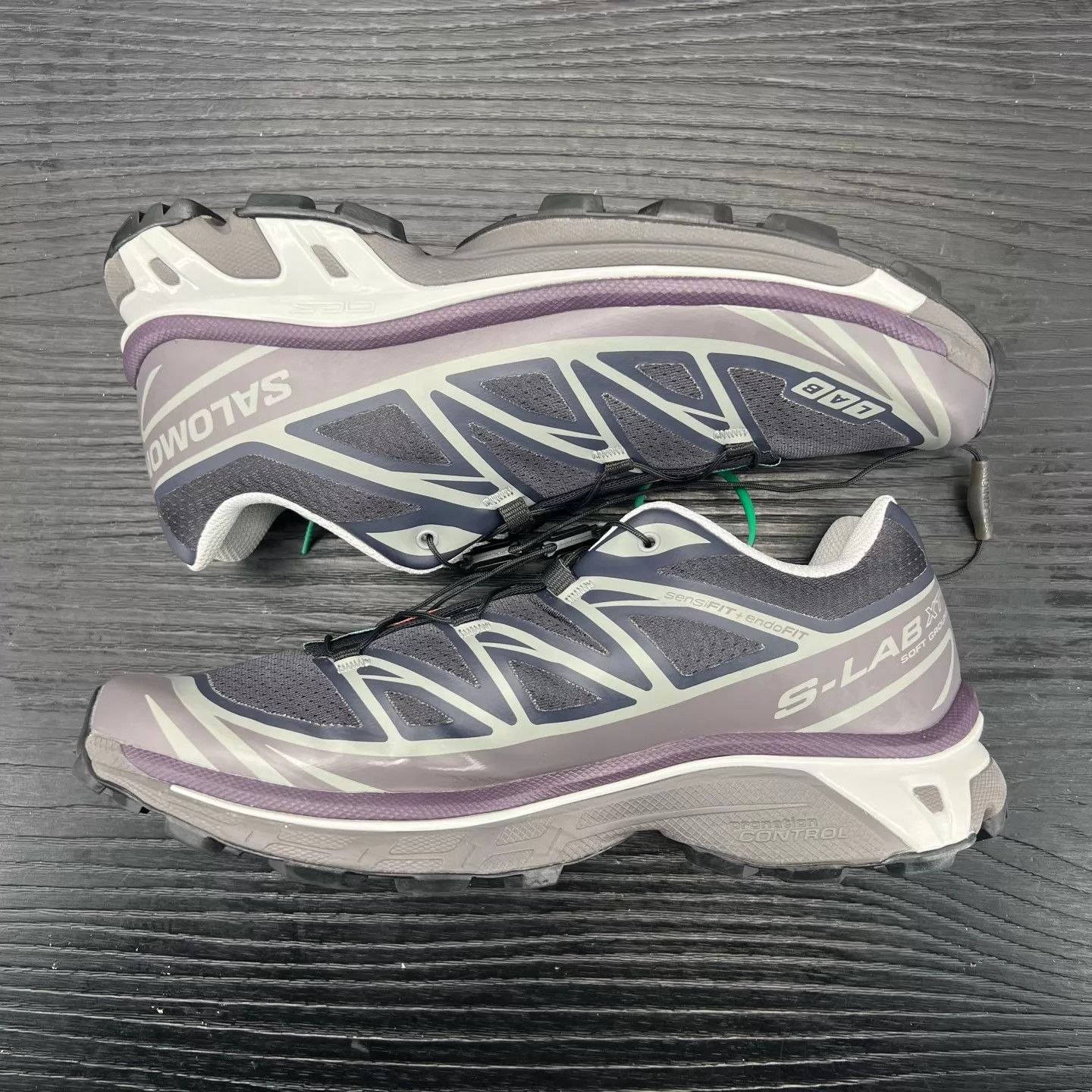 Salomon Salomon XT-6 Black/Gray 40.5 Mint充新 Size US 7.5 / EU 40-41 - 2 Thumbnail