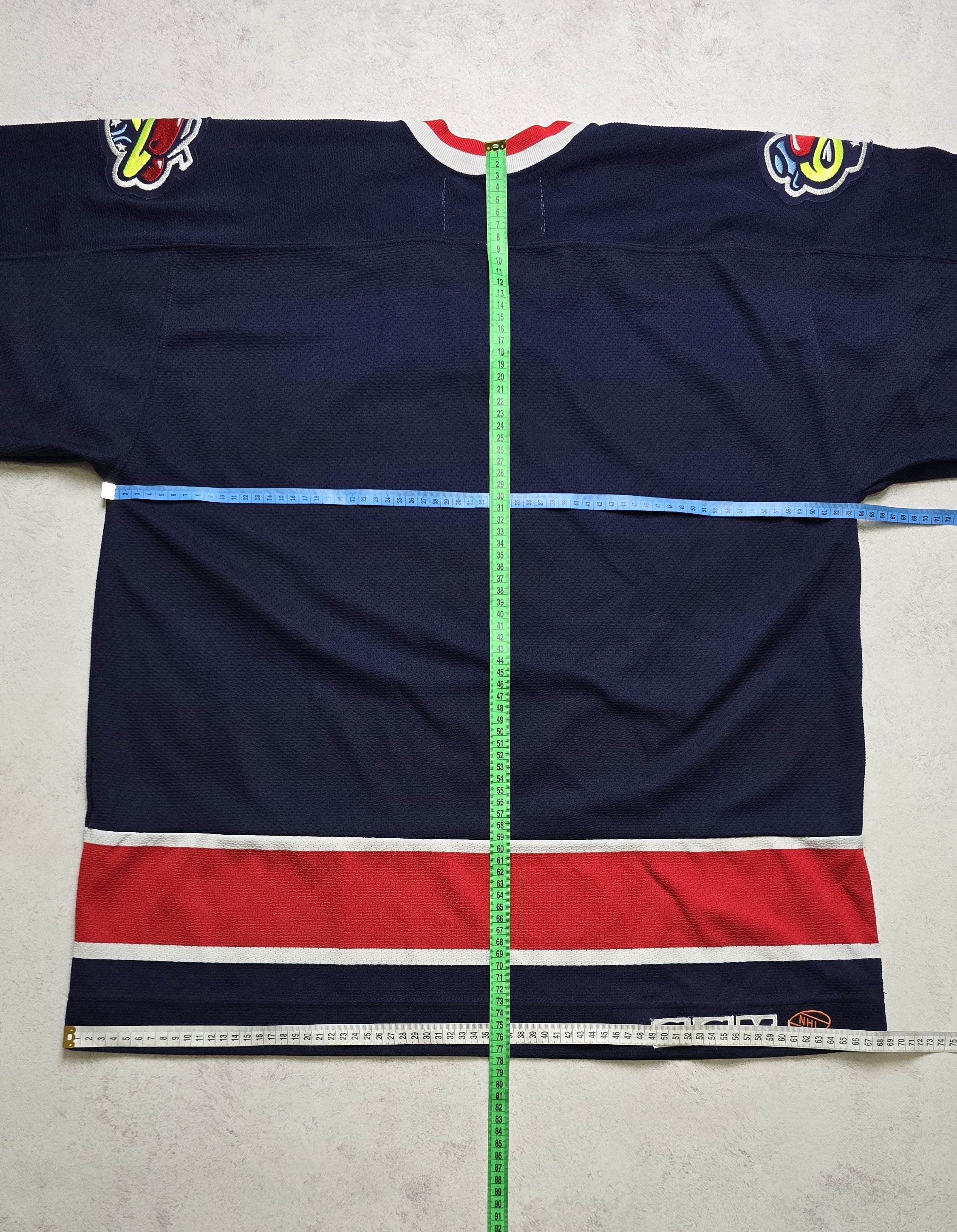 Ccm VINTAGE CCM COLUMBUS BLUE JACKETS Ice Hockey NHL Hockey Size US XL / EU 56 / 4 - 5 Thumbnail