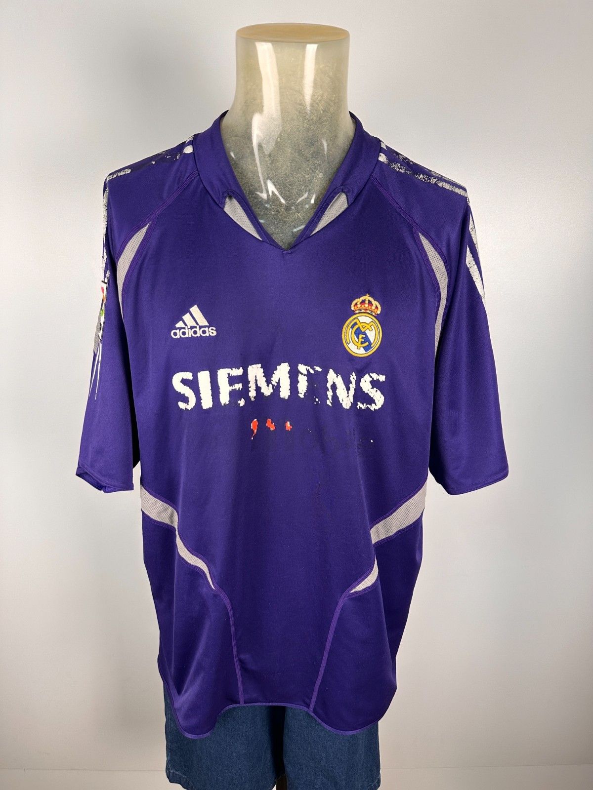 Adidas Real Madrid 2004 2005 Goalkeeper Shirt Soccer Jersey XL Size US XL / EU 56 / 4 - 1 Thumbnail