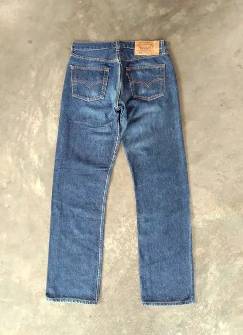 Levi's 90s Vintage Levis 501 Made In USA Distressed Jeans 29x30 Size US 29 - 2 Thumbnail