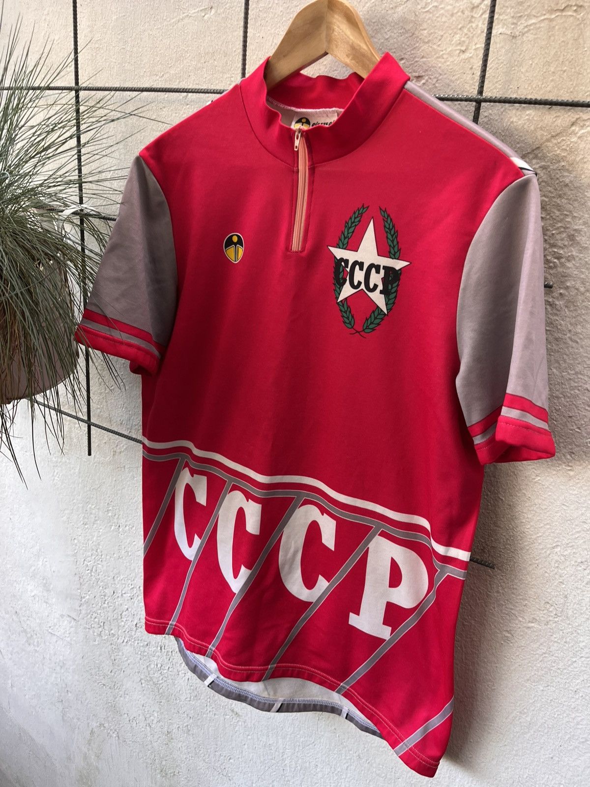 Vintage Giessegi CCCP Sowjet Cycling Vintage Jersey Size US XL / EU 56 / 4 - 4 Thumbnail