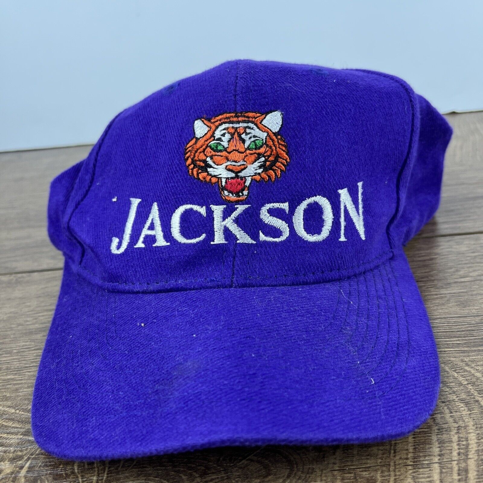 Other Jackson Tigers Hat Jackson Purple Hat Adjustable Adult Size Size ONE SIZE - 3 Thumbnail