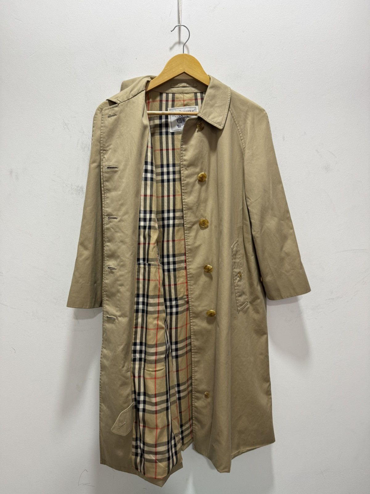 Burberry BURBERRY NOVA CHECK BEIGE PARKA JACKET Size S / US 4 / IT 40 - 1 Thumbnail