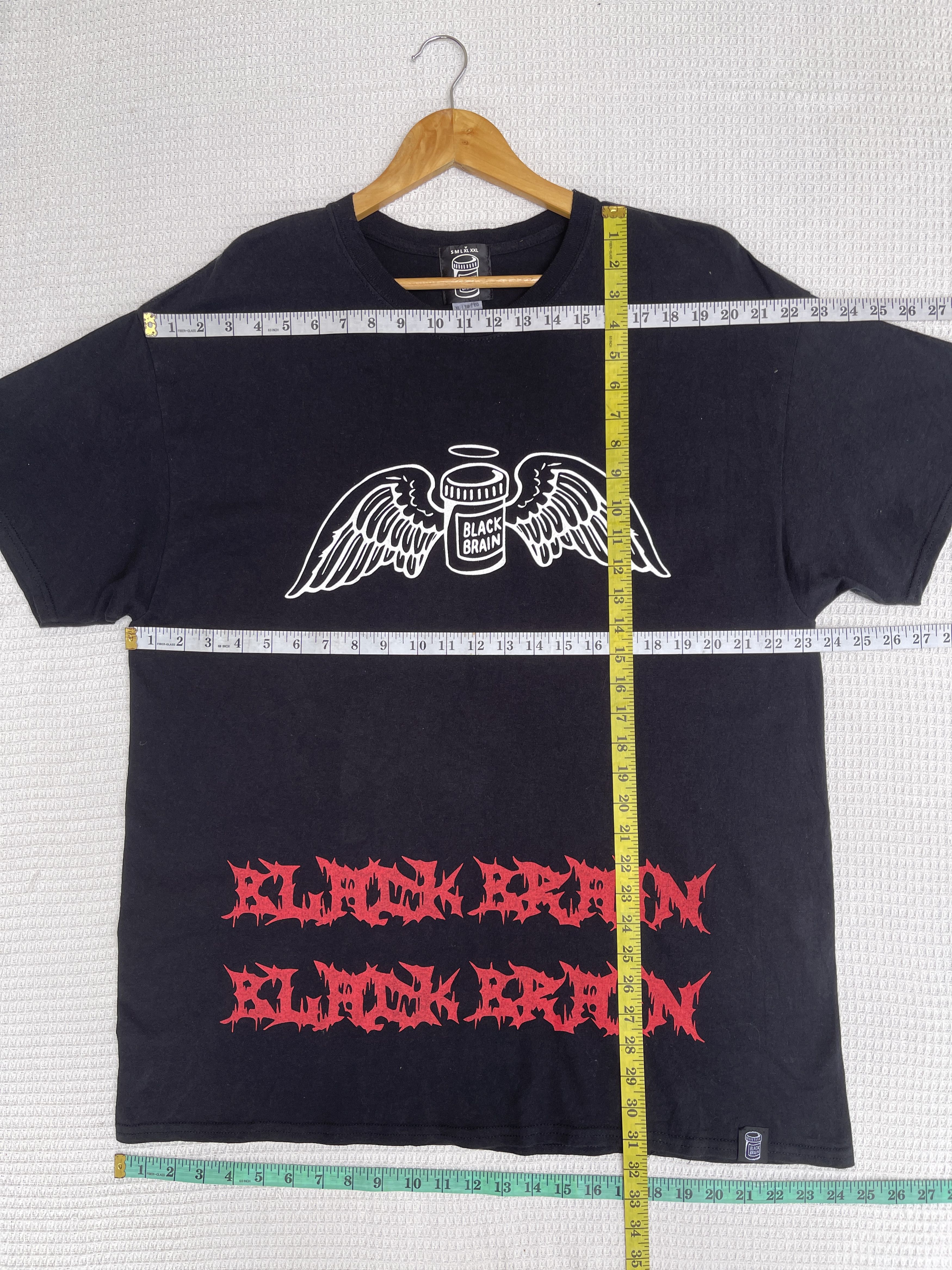 Brain Dead × Vintage Last Drop🔥Rare🔥Black Brain T-Shirt Size US XL / EU 56 / 4 - 7 Thumbnail