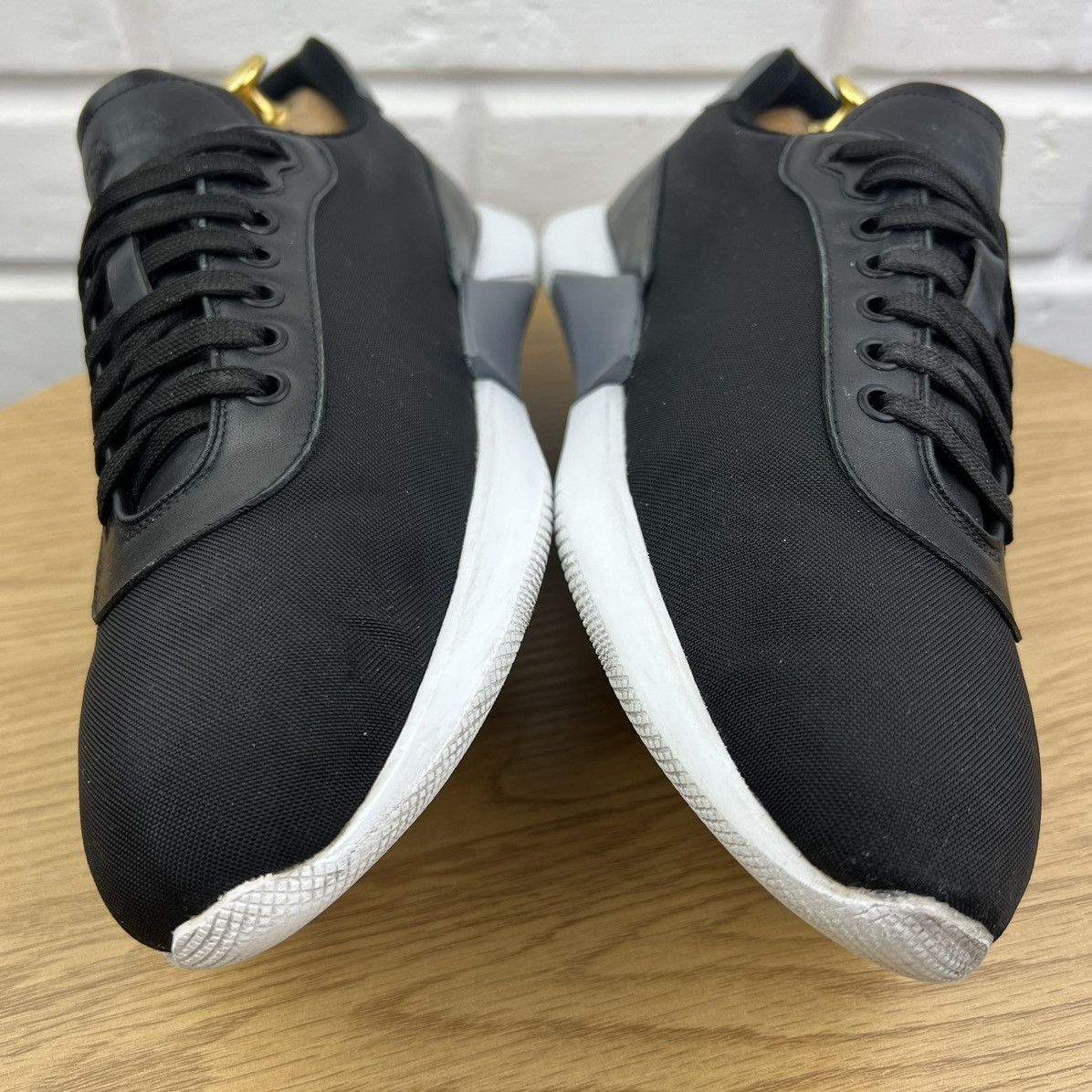 Prada PRADA Sneakers Nylon Shoes Tech Plum Side Logo Black Men’s Size US 11 / EU 44 - 9 Thumbnail