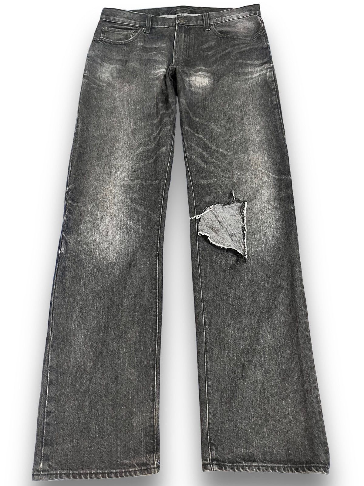 Baggy GU Disstress Jeans