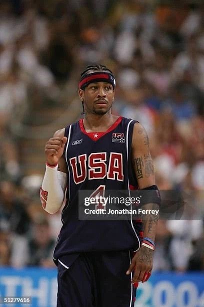 Vintage VINTAGE USA BASKETBALL JERSEY 2003 IVERSON BASKETBALL SHIRT Size US XL / EU 56 / 4 - 10 Thumbnail