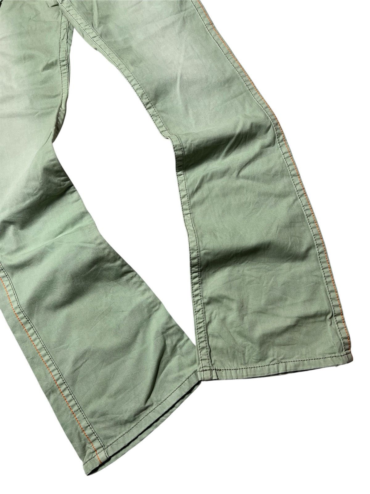 Hysteric Glamour Hysteric Glamour Button Washed Clawn Mark Flared Pants Size US 30 / EU 46 - 2 Thumbnail