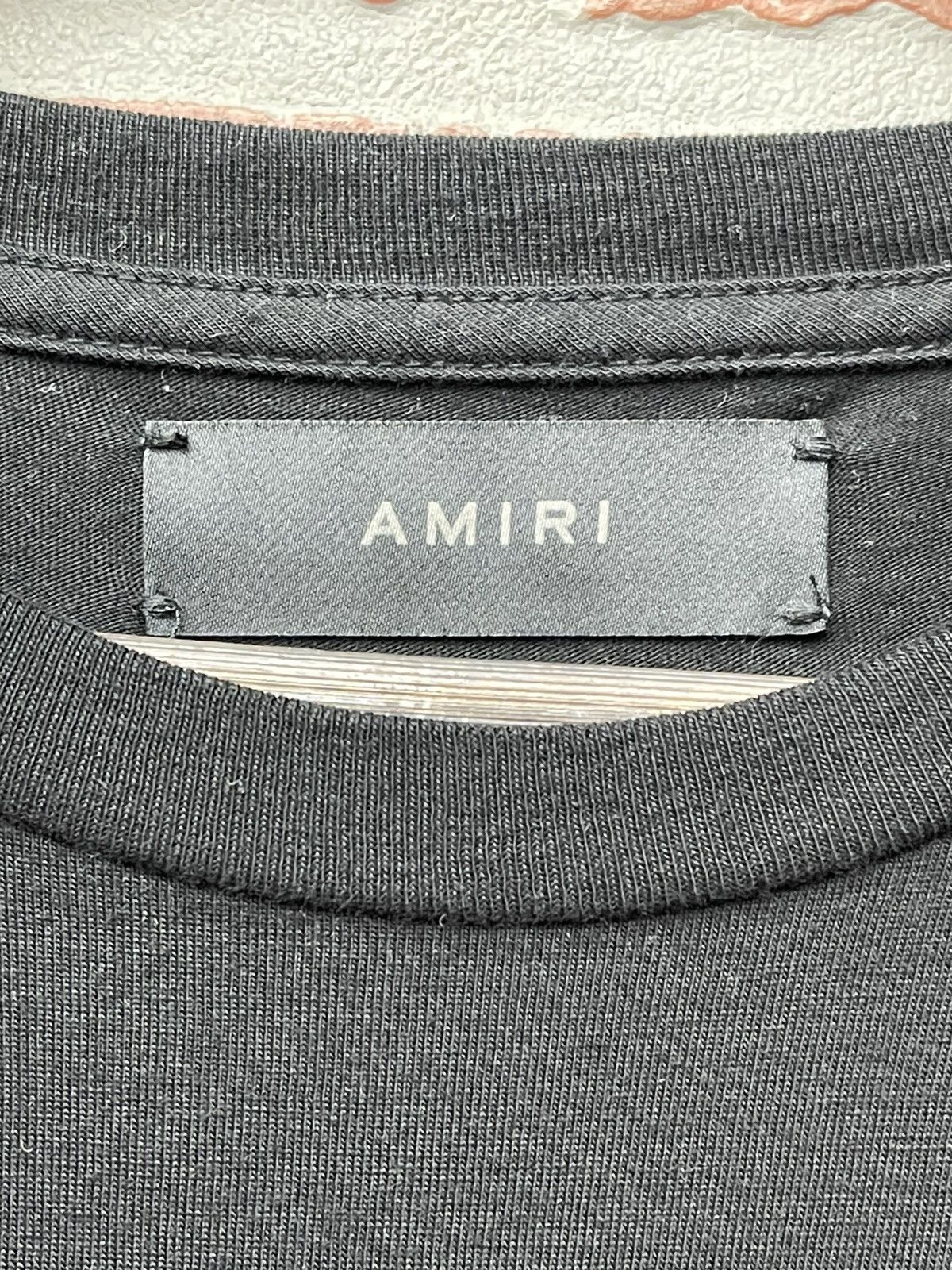 Jordan Brand Size M - Amiri Tee Black Core Logo Very Clean! Size M / US 6-8 / IT 42-44 - 6 Thumbnail