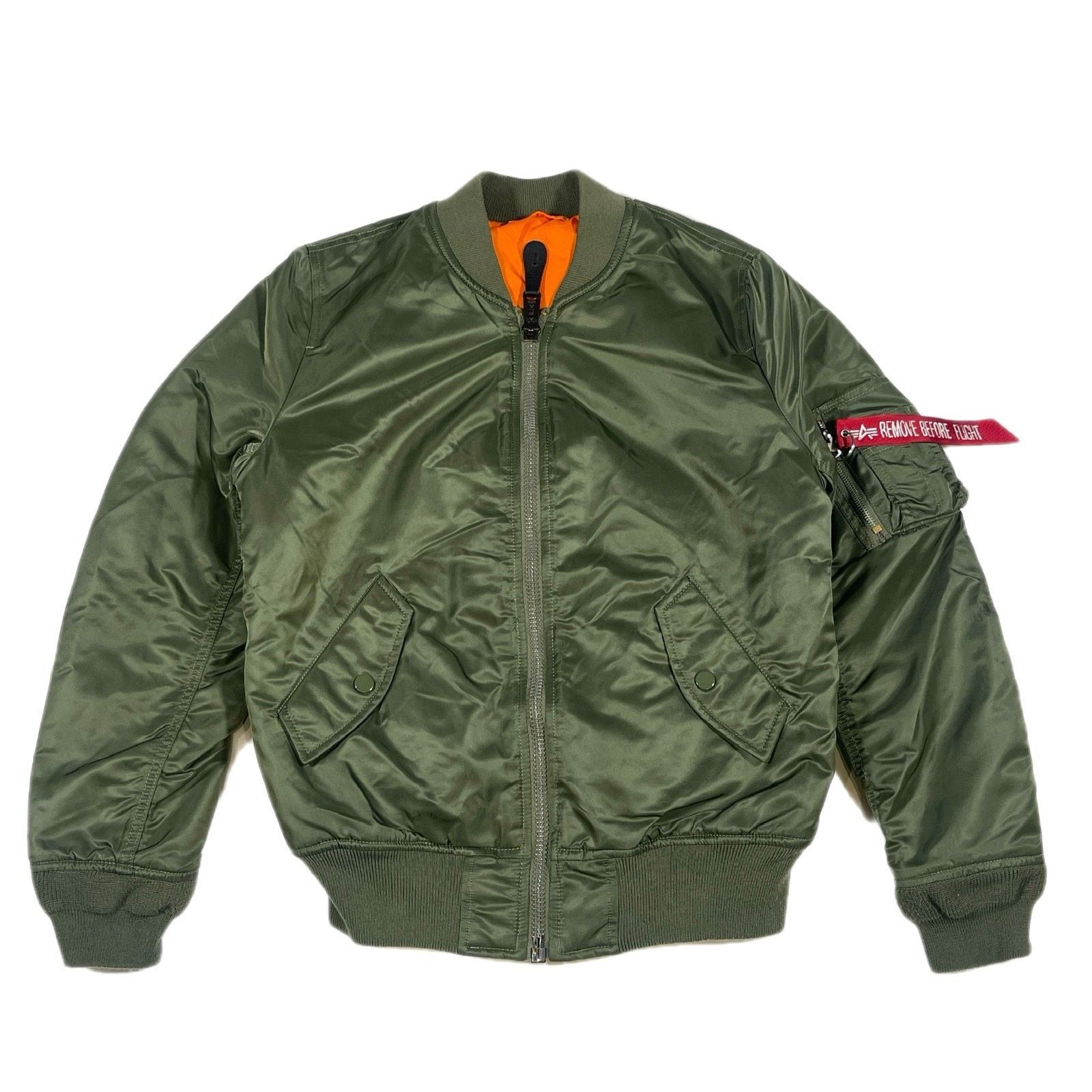 Alpha Industries Alpha Industries MA-1 Bomber Jacket Coat Olive Green Size US XS / EU 42 / 0 - 1 Thumbnail