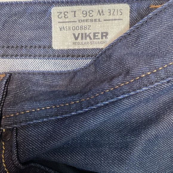 Diesel Diesel 'Viker' Regular-Straight Denim Jeans 36x32 Size US 36 / EU 52 - 9 Thumbnail