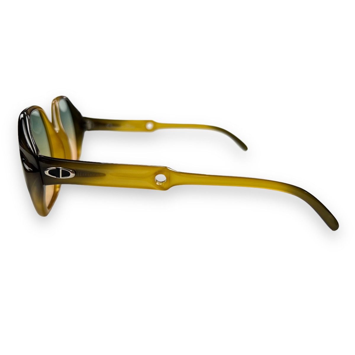 Dior Christian Dior Orange / Dark Green Sunglasses Gradient Lens Size ONE SIZE - 4 Thumbnail