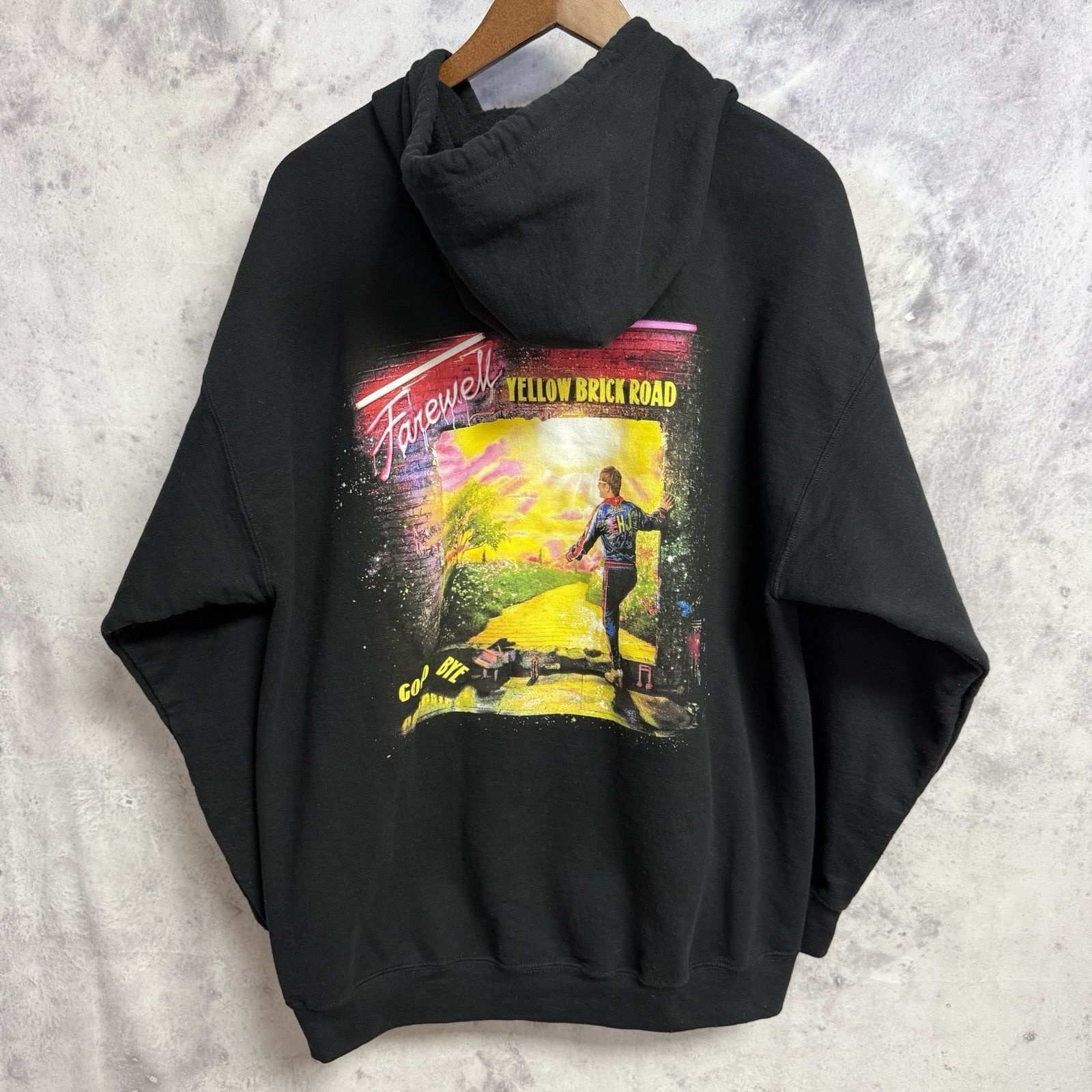 Band Tees Elton John Farewell Yellow Brick Road Hoodie Sweatshirt XL Size US XL / EU 56 / 4 - 2 Thumbnail