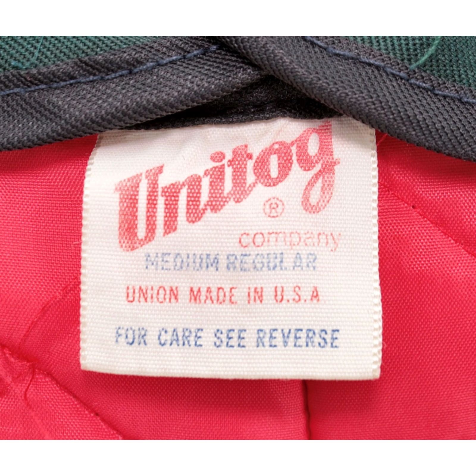Vintage VINTAGE Unitog 60s 70s Work Jacket Dark Green Patch 40 R Knoll Welding Mens Size US XXS / EU 40 - 7 Thumbnail