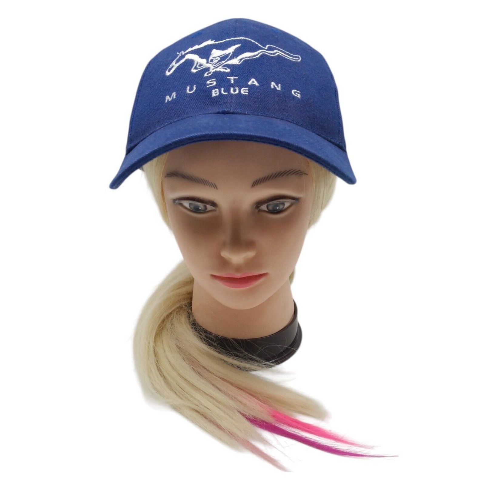 Ford Mustang Blue Strapback Hat Bold, Daring, Legendary Ford Cap Size ONE SIZE - 1 Thumbnail