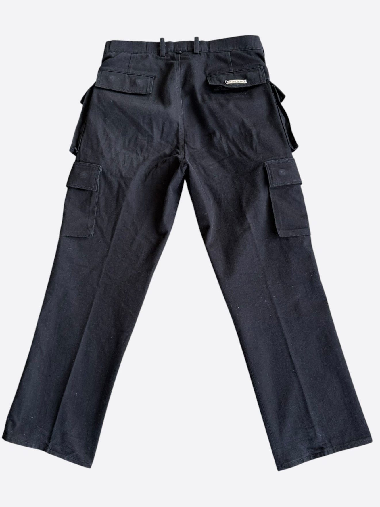 Chrome Hearts Chrome Hearts Black Fleur Cargo Pants Size US 33 - 2 Thumbnail