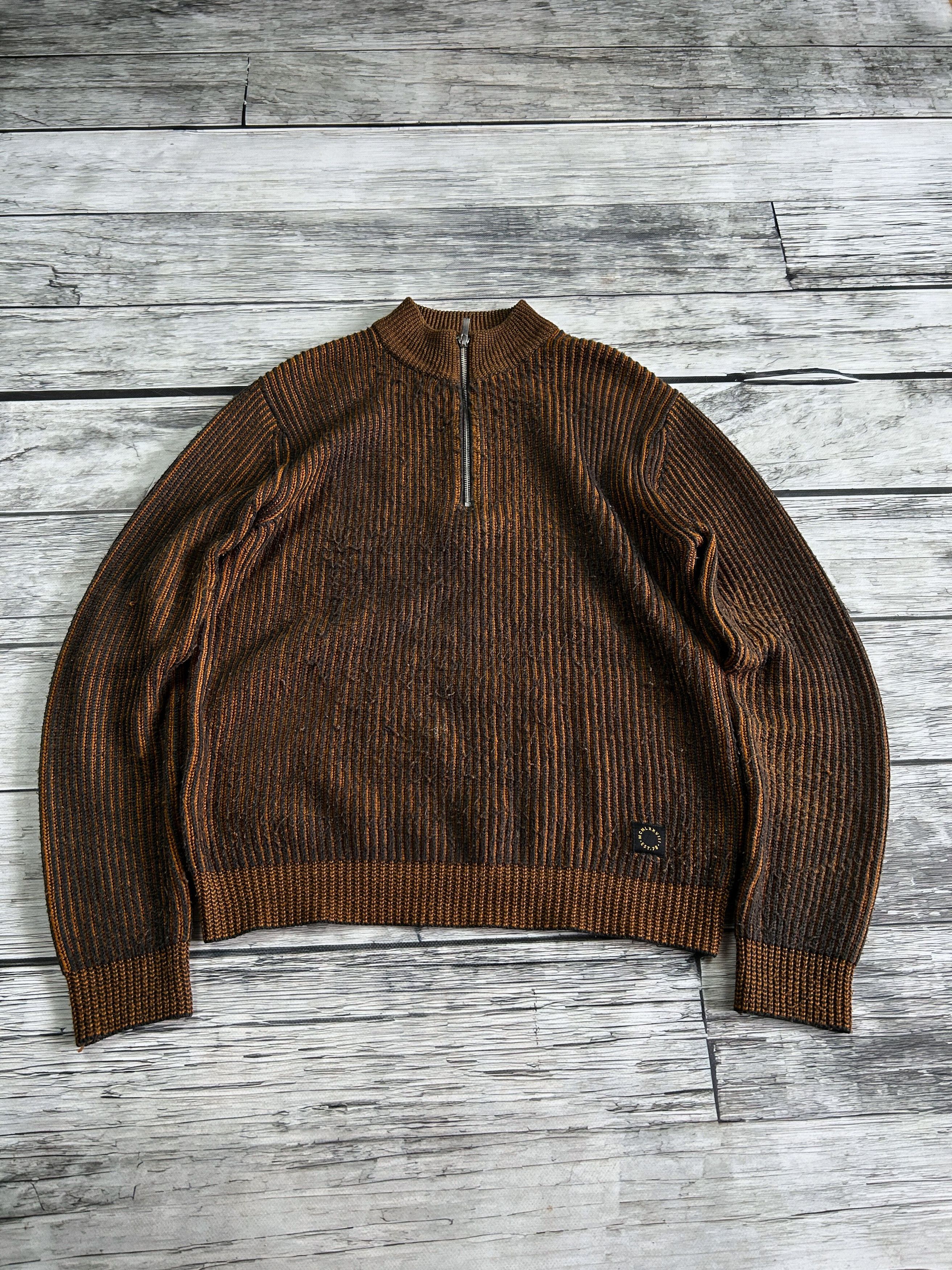 Designer VTG JAPANESE BALENCIAGA RICK OWENS STYLE ZIP SWEATER 90S Size US M / EU 48-50 / 2 - 3 Thumbnail