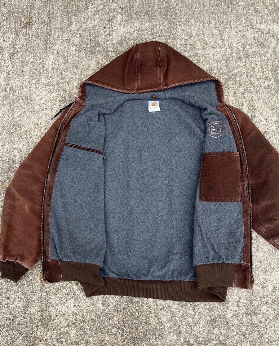 Carhartt Vintage 2005 Carhartt Active Jacket J158 Dark Brown