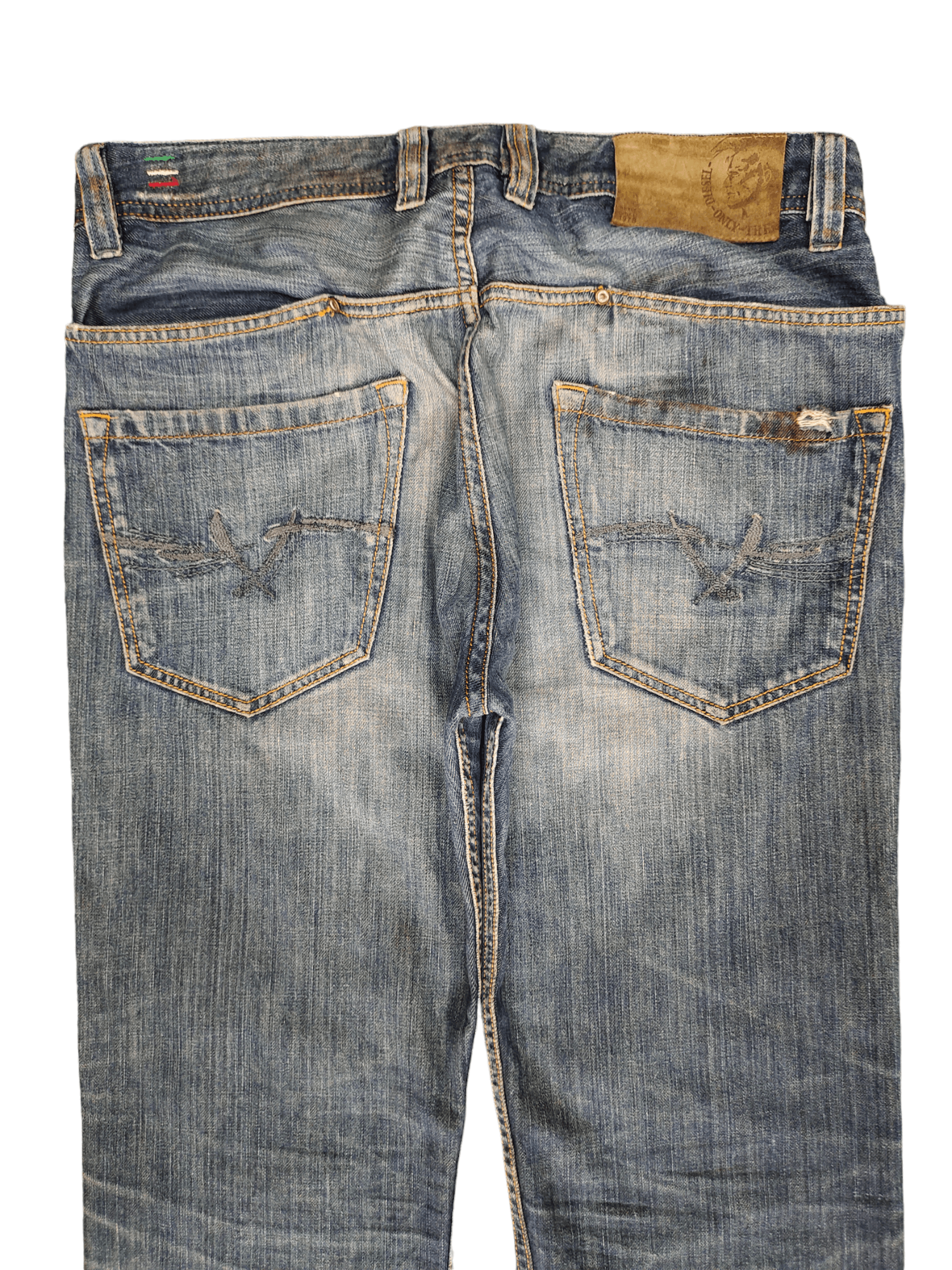 Diesel Vintage Y2k Diesel Paddom Distressed Denim Jeans Streetwear Size US 32 / EU 48 - 11 Thumbnail