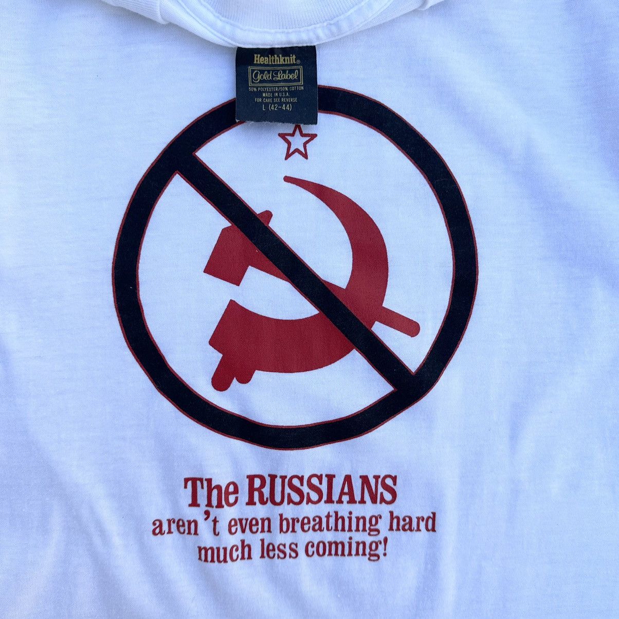 Other Vintage 80’s Political Soviet Union Russia Graphic Shirt Size US S / EU 44-46 / 1 - 2 Thumbnail