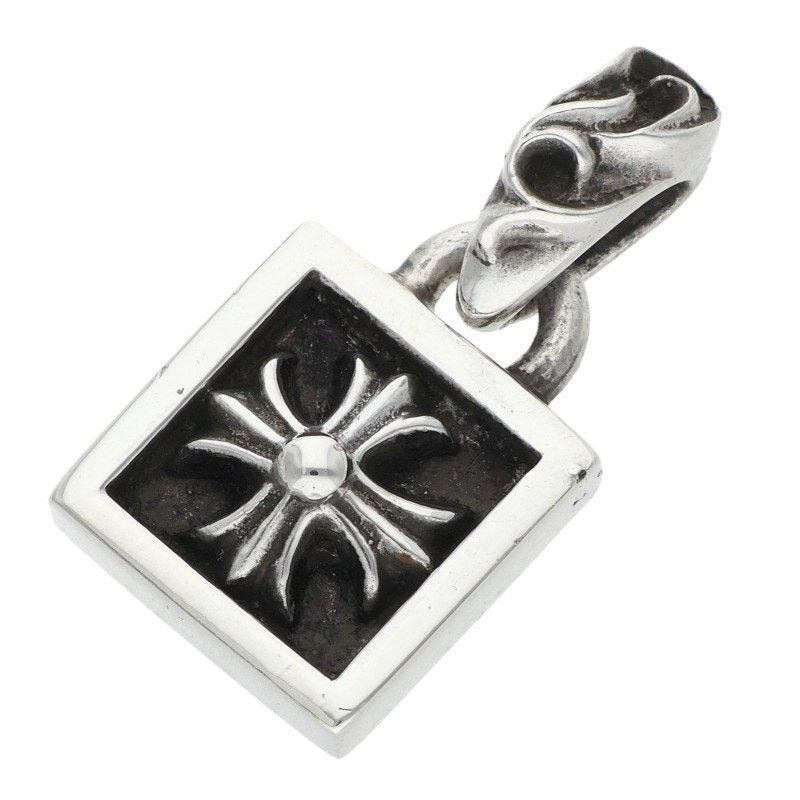 Chrome Hearts Chrome Hearts Framed CH Plus Silver Necklace Size ONE SIZE - 1 Thumbnail