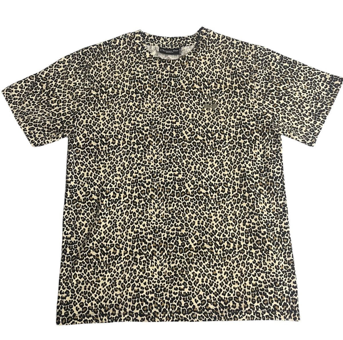 Christian Dior Monsieur Christian Dior Monsieur Leopard Pattern Tee Size M / US 6-8 / IT 42-44 - 1 Thumbnail